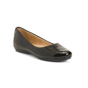 NATURALIZER PREMIUM Black Patent Leather Maxwell Flats